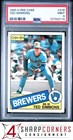 1985 O-PEE-CHEE #318 TED SIMMONS BREWERS HOF POP 2 PSA 9