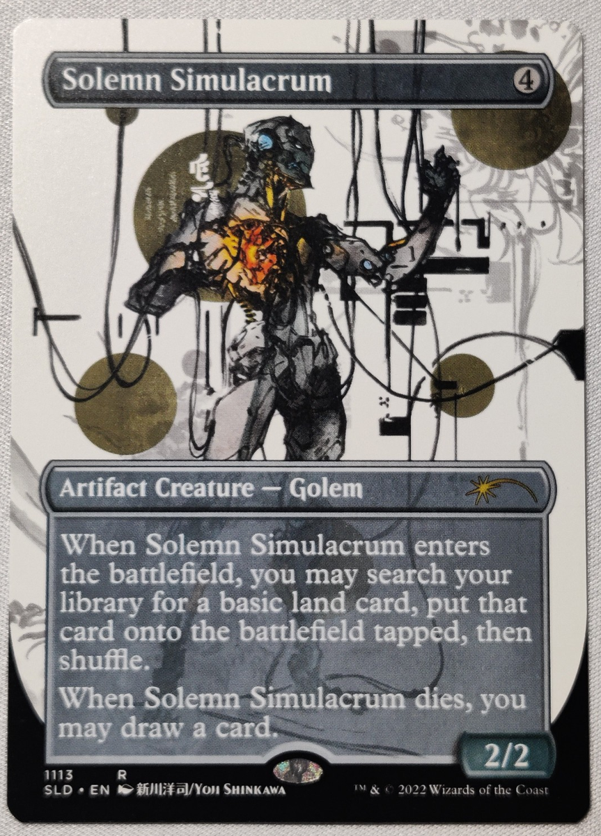 MTG Secret Lair Solemn Simulacrum #1113 -SLD Yoji Shinkawa [UPick