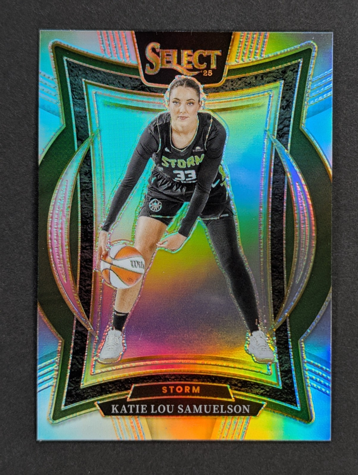 Katie Lou Samuelson 2025 Select Silver Prizm #53 Concourse Level