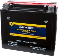 WPS Fire Power CTX20-BS Maintenance Free Battery #CTX20-BS