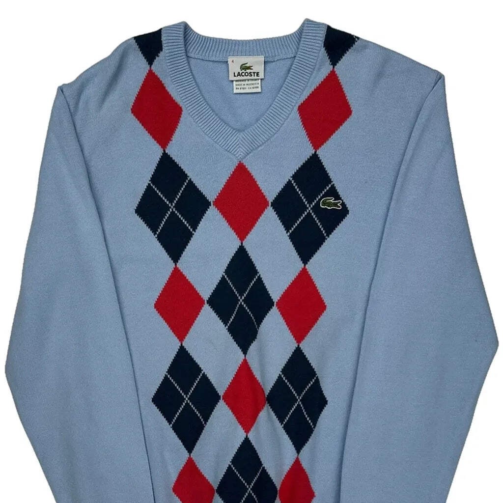 Classic Argyle Pattern Lacoste Argyle Sweater - M… - image 5