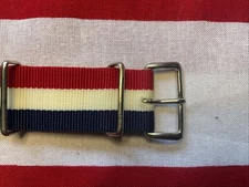 Phoenix Patriot Watch Strap 18mm One Piece Red White Blue