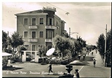 Vecchia cartolina FG viagg nel 1951 - S. MAURO MARE_PENSIONE RIST. "VILLA VERDE"