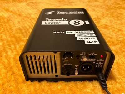 TWO NOTES CAPTOR 8 OHMS - ORIG BOX - DI, LOADBOX, SPEAKER SIM, ATTENUATOR