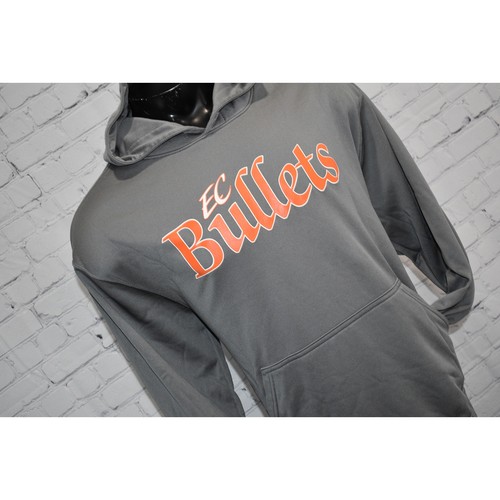 EC Bullets Viaje Softbol Sudadera con Capucha East Cobb Hombres Talla XL Gris Poliéster - Imagen 6 de 6