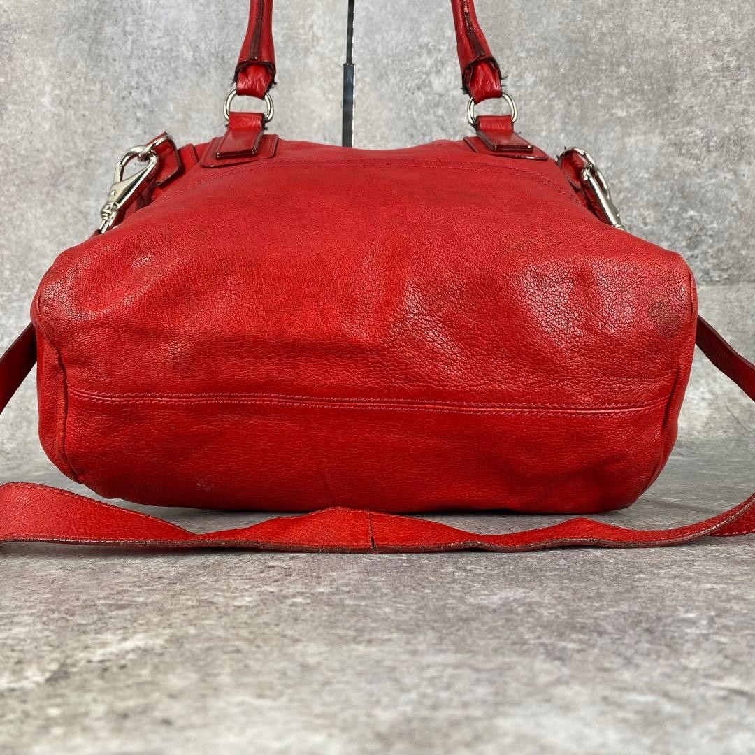 Givenchy Pandora handbag leather red thumbnail 8