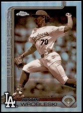 2025 Topps Chrome #38 Justin Wrobleski Sepia Refractors