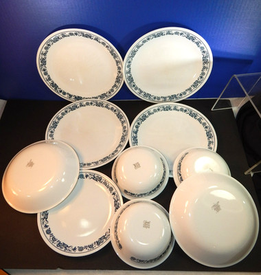 Corelle Old Town Blue Onion Dishes 10-pc Set Dinner & Salad Plates Bowls Mix
