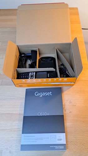 GIGASET C610H SCHWARZ KOMPLETT DECT SIEMENS - ZUSATZKOMBINATION - Bild 2 von 4