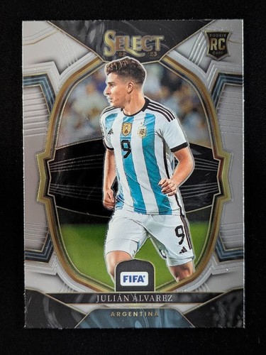 2022-23 Panini Select FIFA JULIAN ALVAREZ Rookie RC Base Terrace Argentina #3