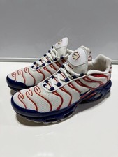 Nike Air Max Plus USA White Blue Red Men s Size 8 TN Sneakers