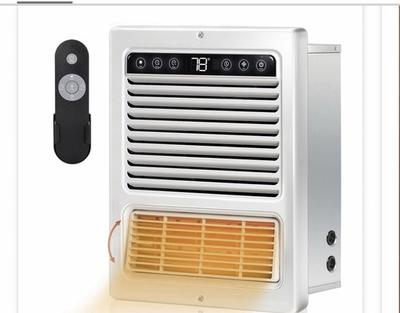 #ad Full Metal In Wall Electric Heater With Built In Thermostat Timer Child Lock $72.25