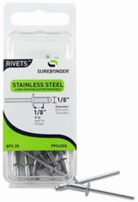 25-Pack Short Stainless-Steel Rivets - FPC42SS