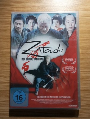 DVD ''ZATOICHI - Der blinde Samurai'' (2003/Regie Takeshi Kitano) Neuware in Folie