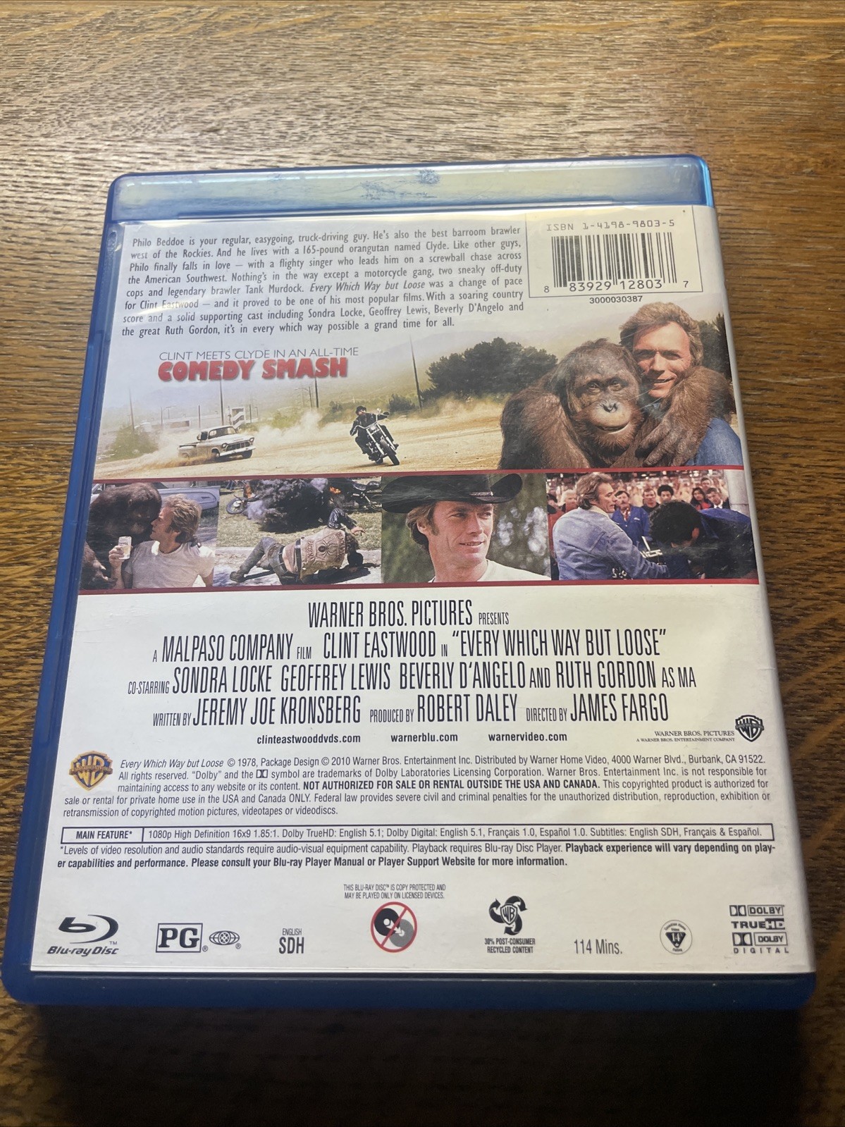 Every Which Way but Loose Blu-ray 2008 Clint Eastwood