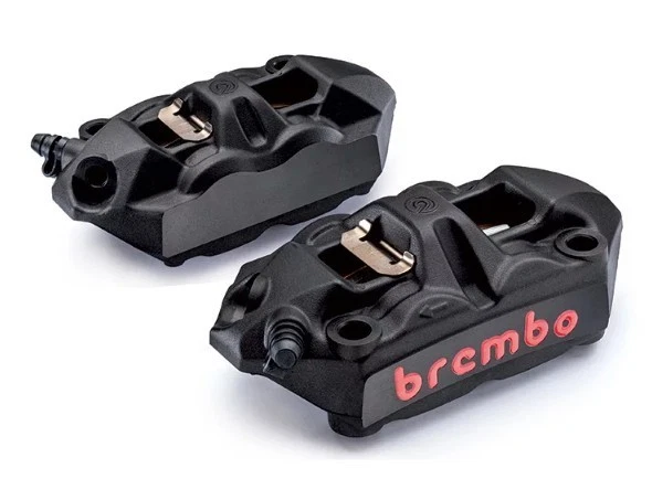 Brembo M4 CAST Alum. Pinzas de freno monobloque NEGRAS 108mm (juego de 2), 220A39750 Foto 2 de 4