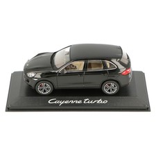 2010 Porsche Cayenne Turbo 1:43 Minichamps Black Diecast Model Car Dealer