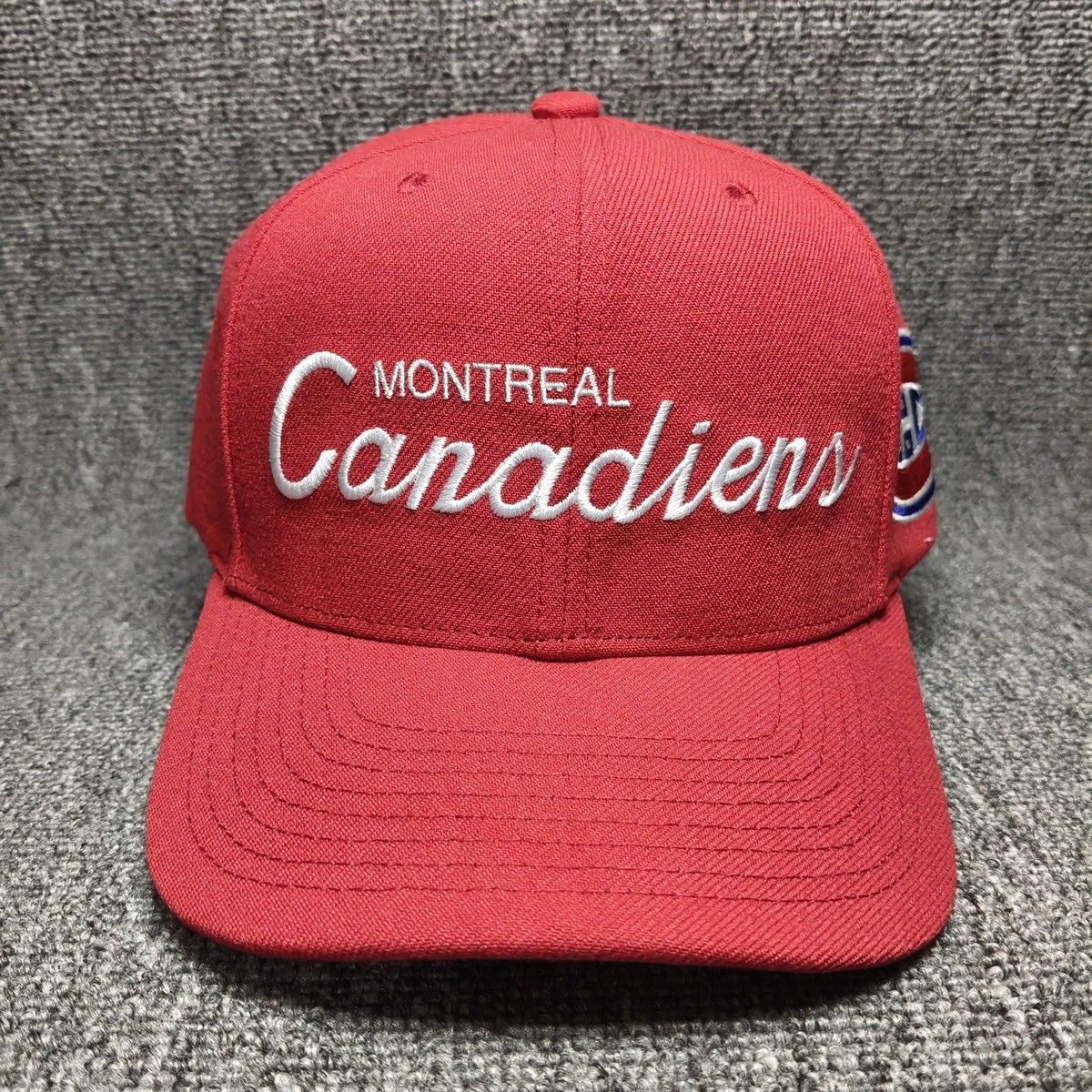 Mitchell & Ness Montreal Canadiens Red Snapback Cap NHL Hat