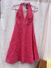 J.CREW Women's Dress Sleeveless Pink 100% Cotton Size 6 Pre-owned