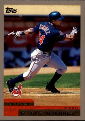 2000 Topps Baseball Card #398 Manny Ramirez