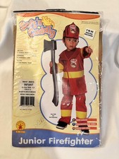 Infant Boys - Rubies Junior Firefighter Halloween Costume Child Size 6-12 Months