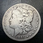 VG/F 1891 (P) Morgan Silver Dollar (1 coin)