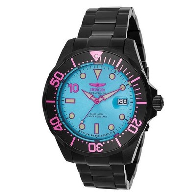 Invicta Grand Diver Aqua Blue Dial South Beach Men's 47mm Automatic Watch- 48706