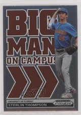 2022 Panini Prizm Draft Picks Big Man on Campus Sterlin Thompson #BMC-ST 2qw