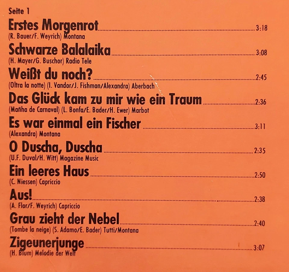 ALEXANDRA ~ DIE STIMME DER SEHNSUCHT 1978 PHILIPS 34 325 1 VINYL LP SCHALLPLATTE - Bild 3 von 4