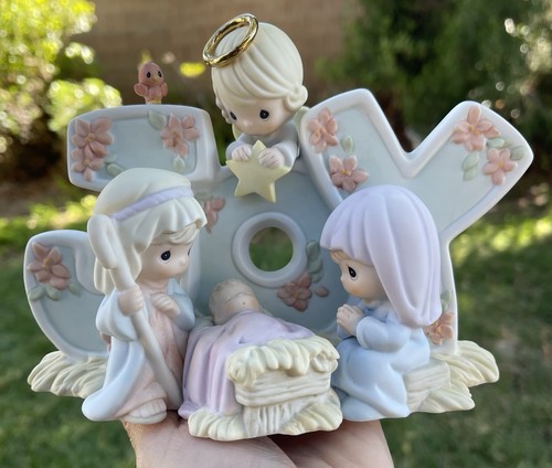 Precious Moments porcelain figure JOY 2006 Nativity With Angel 610013 - Picture 10 of 21