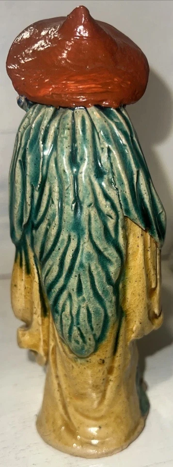 Antiguo Mudman Chino, Estampado "CHINA", 6 Pulgadas, 100+ Años Foto 4 de 4