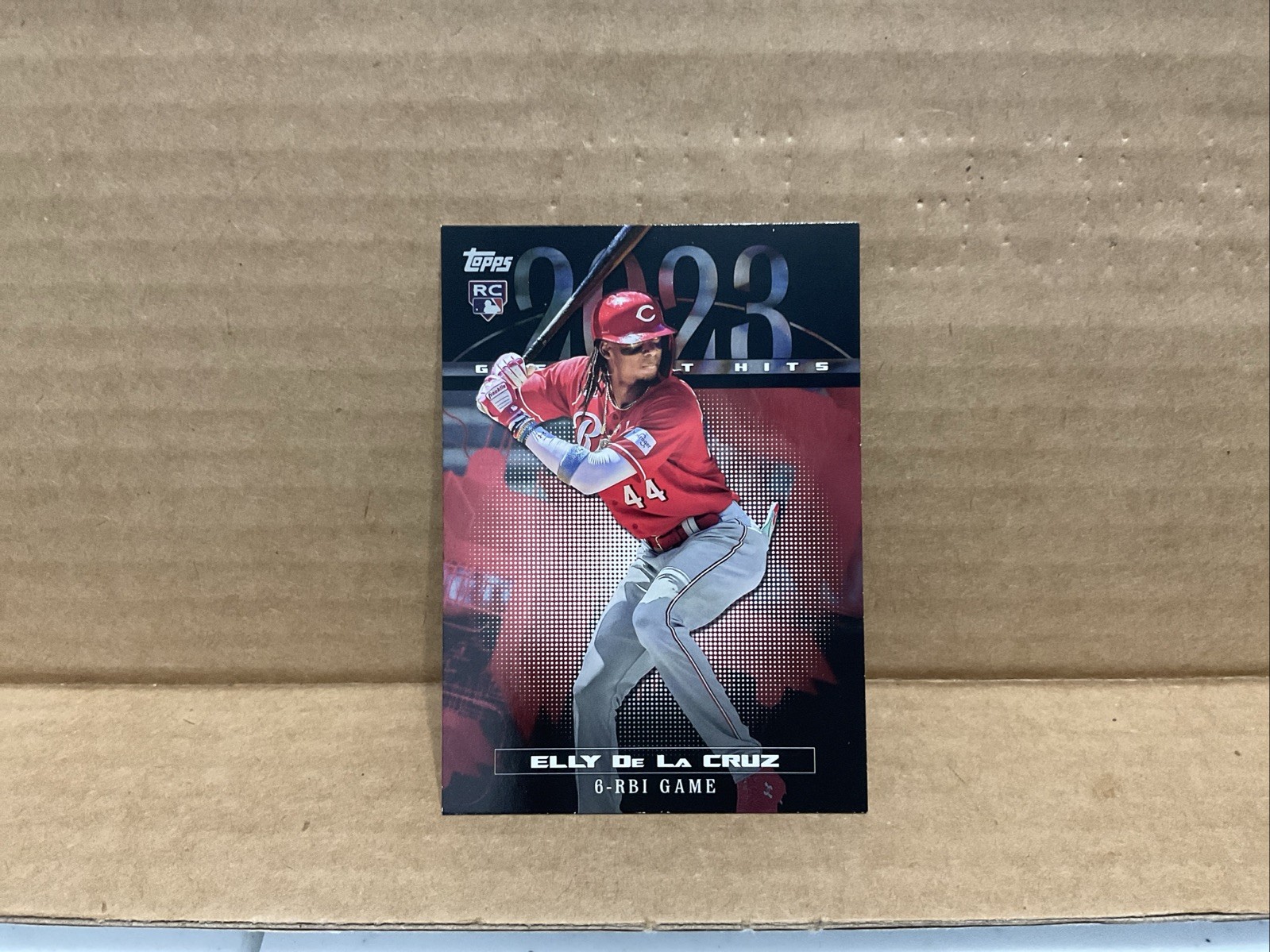 2024 Topps '23 Greatest Hits Black #23GH25 Elly De La Cruz Rc /299