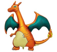 Folienballon Ballon Pokemon Glurak 125 x 134 cm groß XXL Kindergeburtstag *NEU*