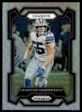Leighton Vander Esch 2023 Panini Prizm #76 Silver Dallas Cowboys Football Card