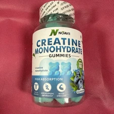 Creatine Monohydrate Gummies 5000Mg for Men & Women, 90ct Blueberry (Noavii) U1