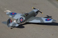 Spitfire 1,54 m EP-GP VQ-Models Balsa Warbird 55/2T 72-82/4T RC modello di volo