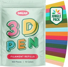 300 X  3D Pen Filament Refills | Only Compatible with the 3Doodler Start+ | 15 J