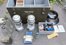 PETROMAX BELEUCHTUNGSKISTE SCHWEIZ 250 HK BELEUCHTUNGSMATERIAL SCHWEIZER ARMEE