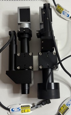 Industrial Microscope System Basler Camera Nikon 50x + 20x Objective CCS Light