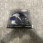 2023 Justin Jefferson Signed Mini Helmet Vikings.