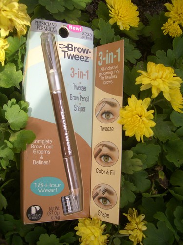PHYSICIANS FORMULA BROW TWEEZ 3-IN-1 BROW PENCIIL TWEEZER SHAPER, LIGHT BROWN - Picture 2 of 4