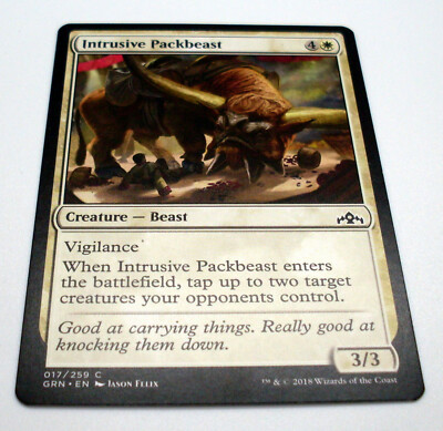 MTG Karte - Intrusive Packbeast - Creature - Beast - Magic the Gathering Neu