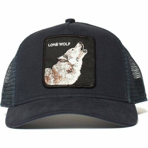 CAPPELLO GOORIN BROS ANIMAL TRUCKER CAPPELLI ANIMALI LONE WOLF LUPO BLU' |  eBay