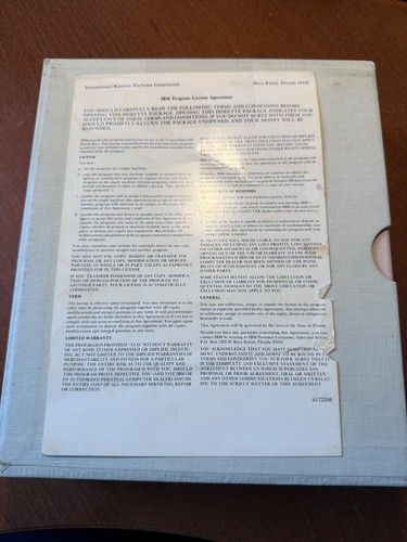 Vintage IBM 6024120 DOS 2.10 Manual & Software 5.25" Disks- JH10 - Picture 5 of 6