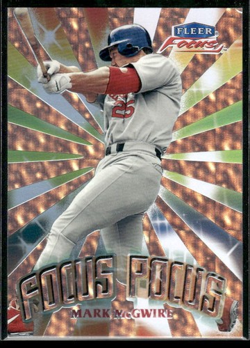 2000 Fleer Focus #6 FP Mark McGwire Focus Pocus