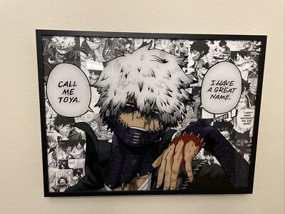 My Hero Academia - Dabi / Toya Todoroki  - Plexiglass Commissioned Painting