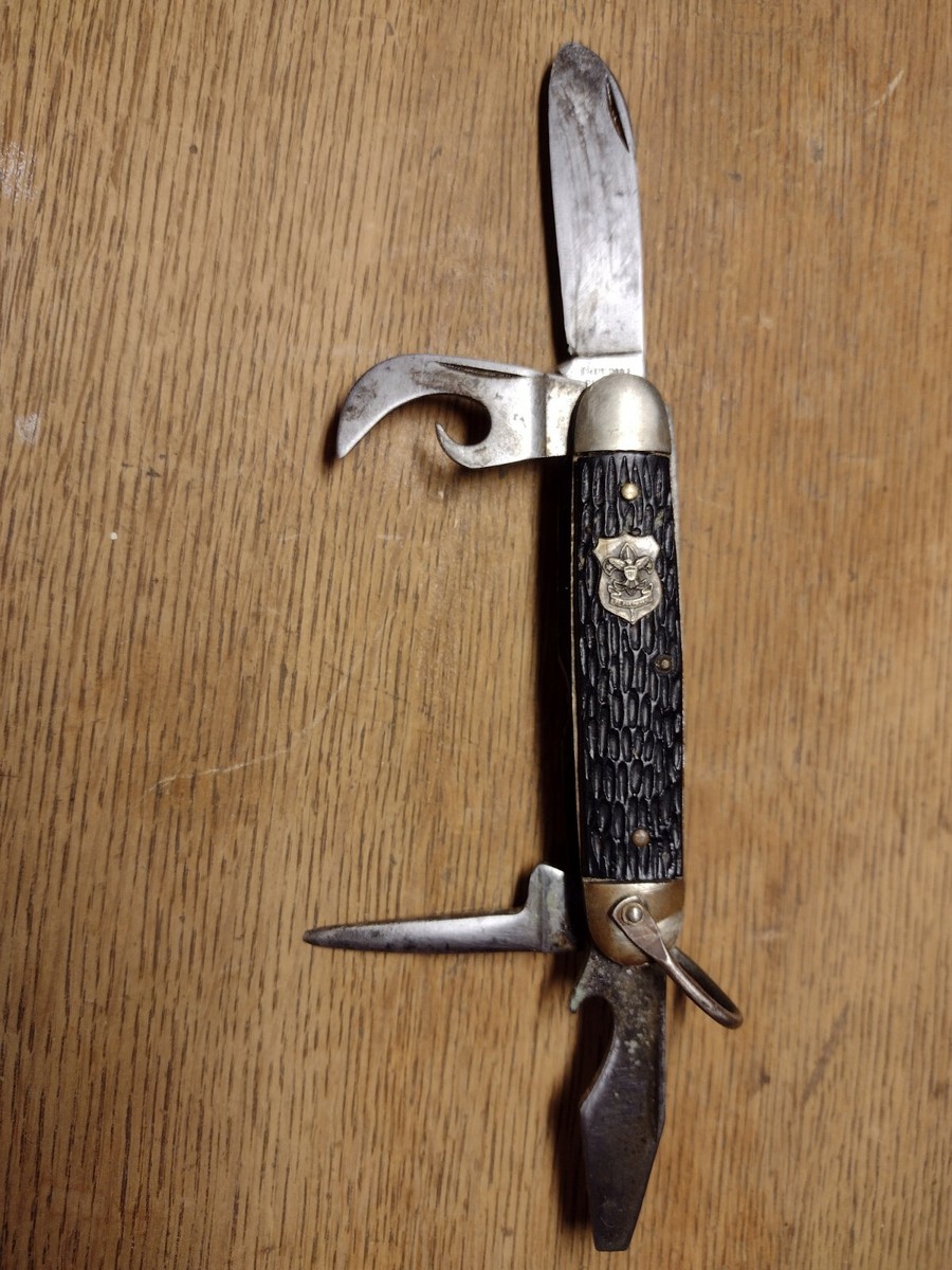 Vintage Imperial Boy Scout Knife Nice Early 4 Tool Folding Vintage Imperial Boy Scout Knife Nice Early 4 Tool Folding