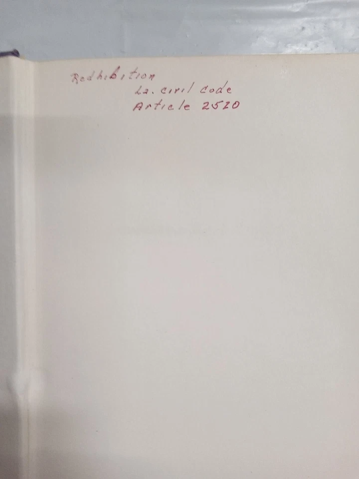 Louisiana Real Estate Textbook 1971 by H. D. Ruffin - Image 3 of 4