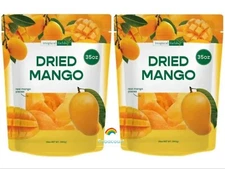 2 Packs Tropical Fields Dried Mango 35 oz Each = 70 oz total