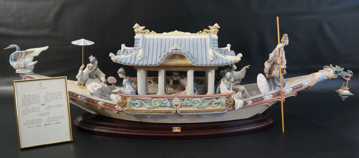Lladro Kitakami Cruise 1605 With Original Box | eBay